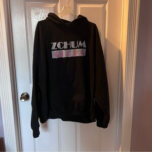 Gildan Heavy Blend Hoodie with 'ZCHUM SUCKS' Graphic